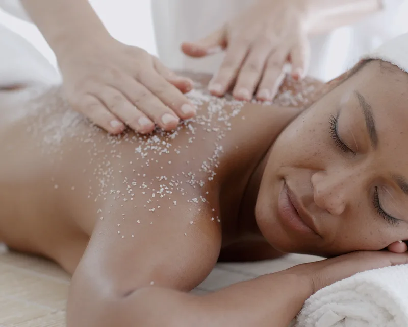 A relaxing back treatment at Spa Riviera